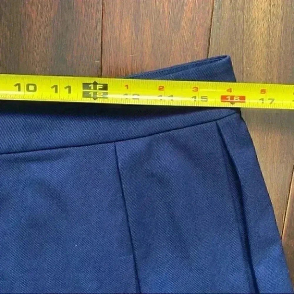 Tommy Hilfiger Pleated A-Line Mini Skirt Tennis Prep Kilt Navy Blue Size 10 - Picture 9 of 15